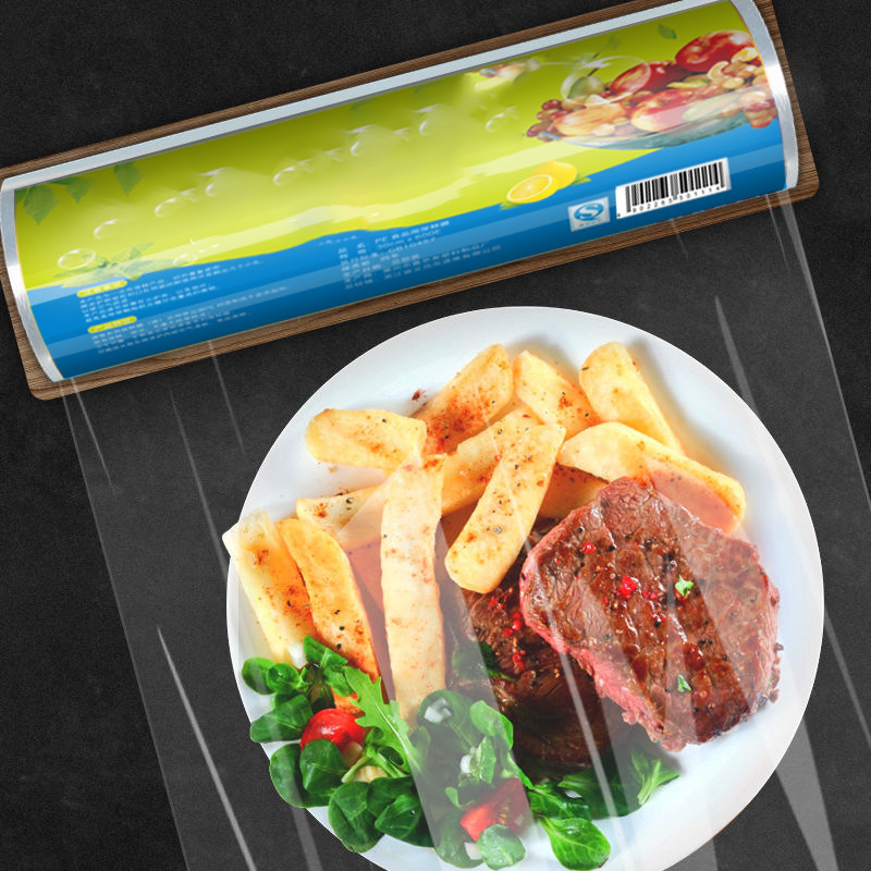Pellicola trasparente rotoli di grandi dimensioni plastica per uso domestico resistente alle alte temperatura imballaggio per pellicole organizzatore per la conservazione di pellicole accessori da cucina