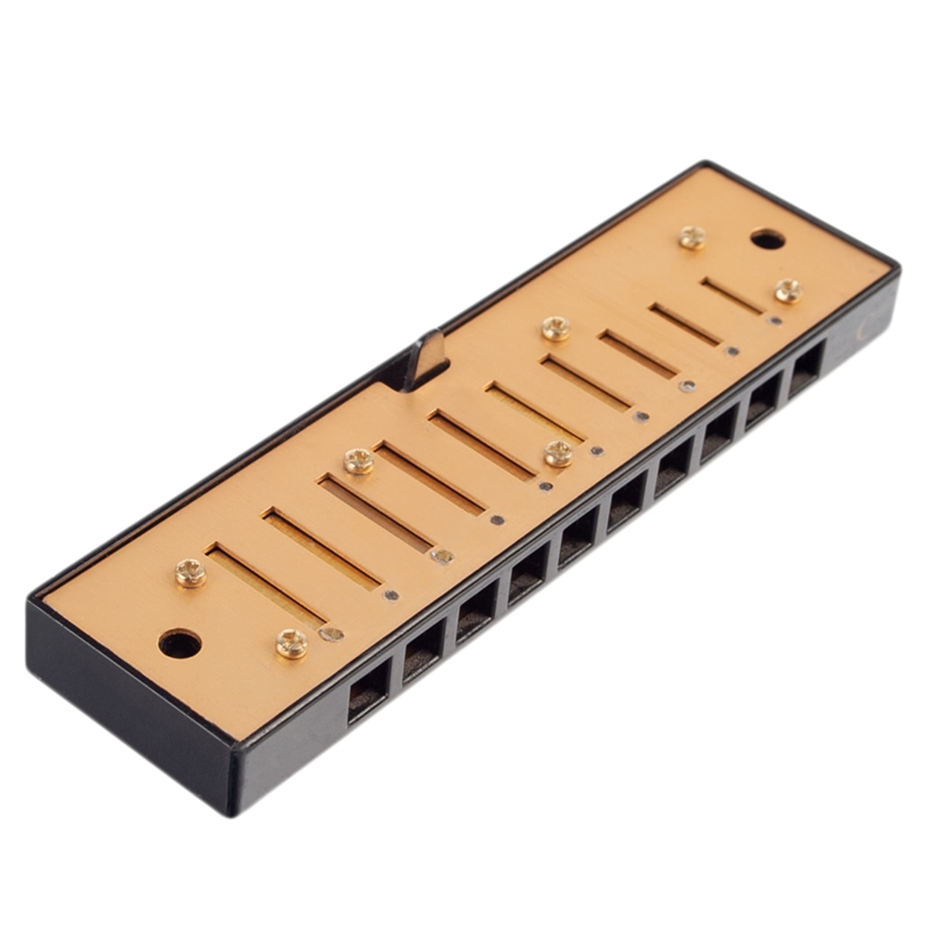 10 Hole Harmonica Comb With Reeds Set C Key For All Styles Of Music Harmonica Part Woodwind Instruments