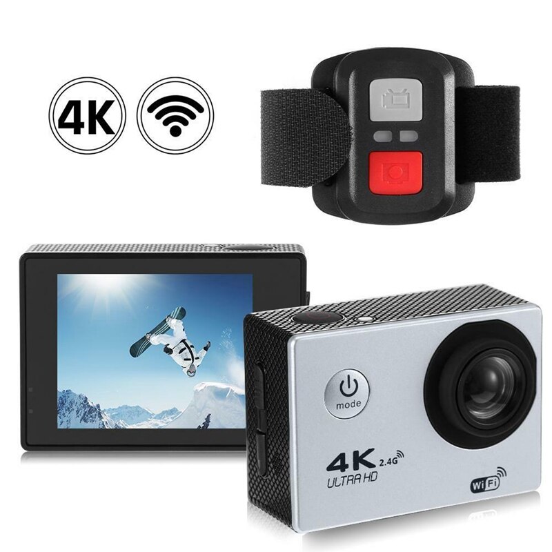 4K Wifi Actie Camera 1080P Hd 16Mp Helm Cam Waterdicht Dv Afstandsbediening Sport Video Dvr