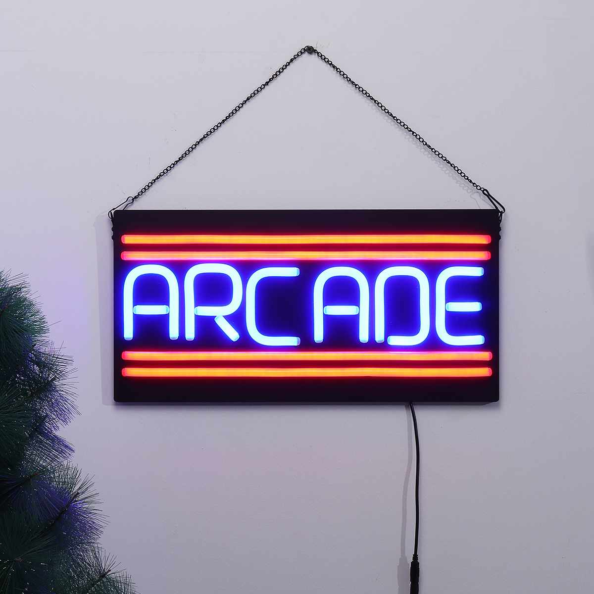 Luz LED de neón para ARCADE, barra colgante para , tienda, obra de arte Visual, decoración de lámpara de neón de 110-220V, iluminación de decoración de Bar y casa