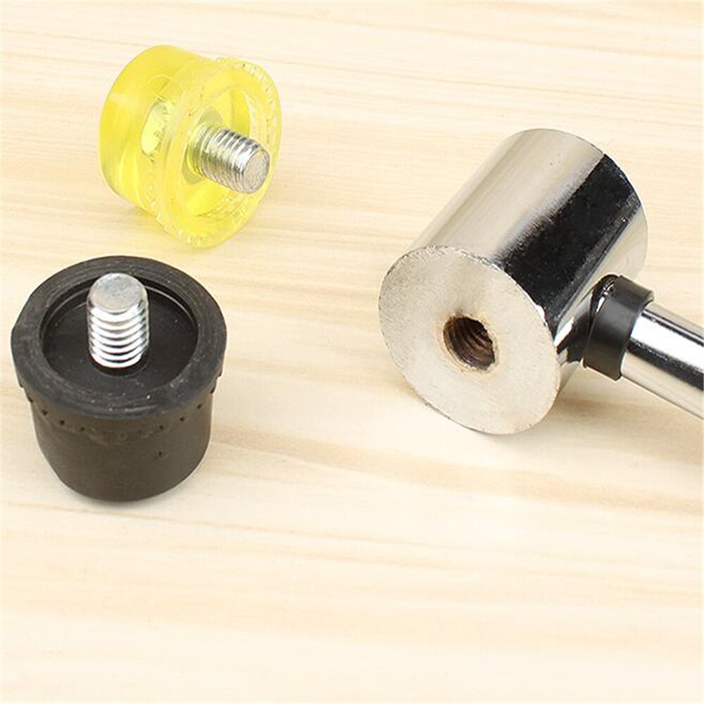 No Rebound Installation Hammer Percussion Toy Plastic Hammer Fiber Rubber Hammer Handmade Rubber Nylon Hammer