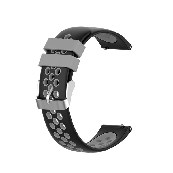 Silikone åndbar urrem til garmin vivoactive 4 4s smart ur armbånd 18mm 22mm armbånd udendørs sport correa: Farve e / 18mm vivoaktiv 4s