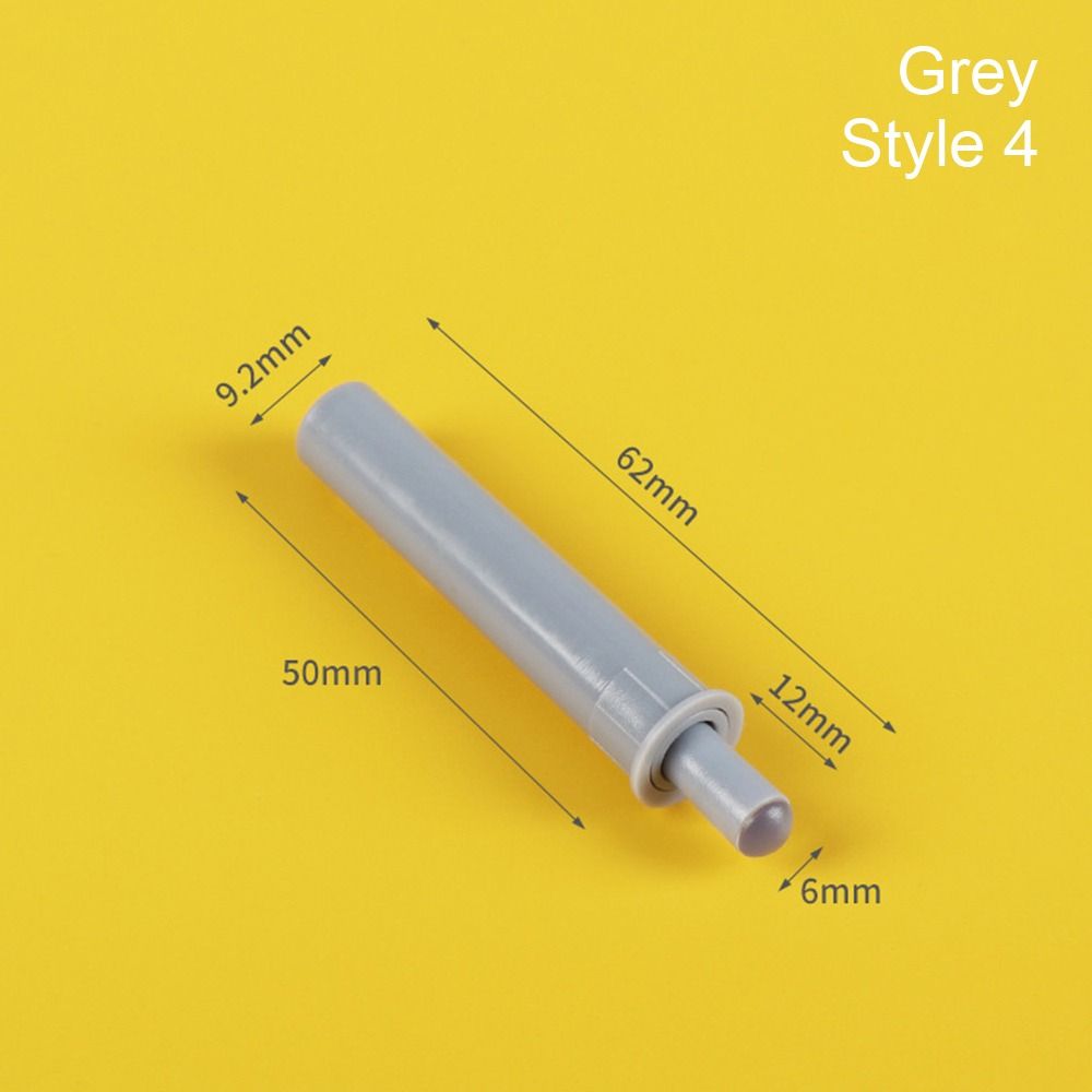 Pneumatic Door Soft Close Damper Buffer Push To Open Anti Slam Door Piston Kitchen Cupboard Quiet Drawer Furniture Hardware: Ivory