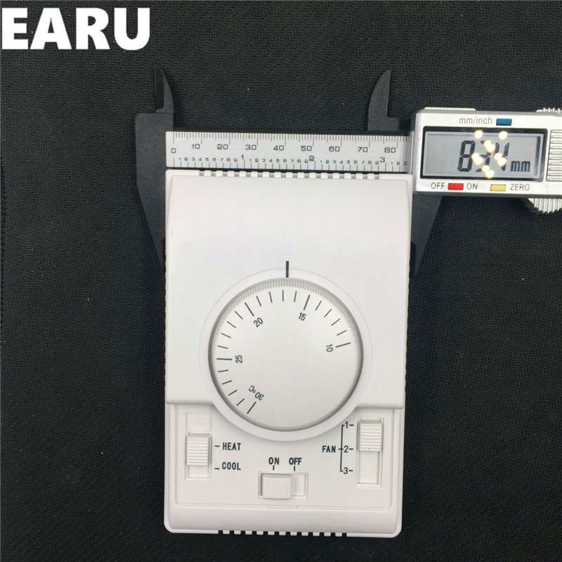 2pcs/lot 220VAC Honeywell Room Mechanical Central Air Conditioner Thermostat fan Temperature Controller Warm Cool