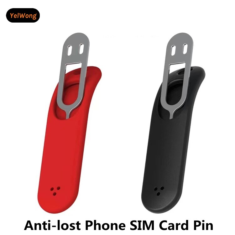 Lustige Anti-Verloren Karte Stift Für IPhone X XS XR Max 8 Xiaomi Samsung Universal- Sim Karte Entferner Tablett zu Öffnen sterben Sim Karte Auswerfen Werkzeug