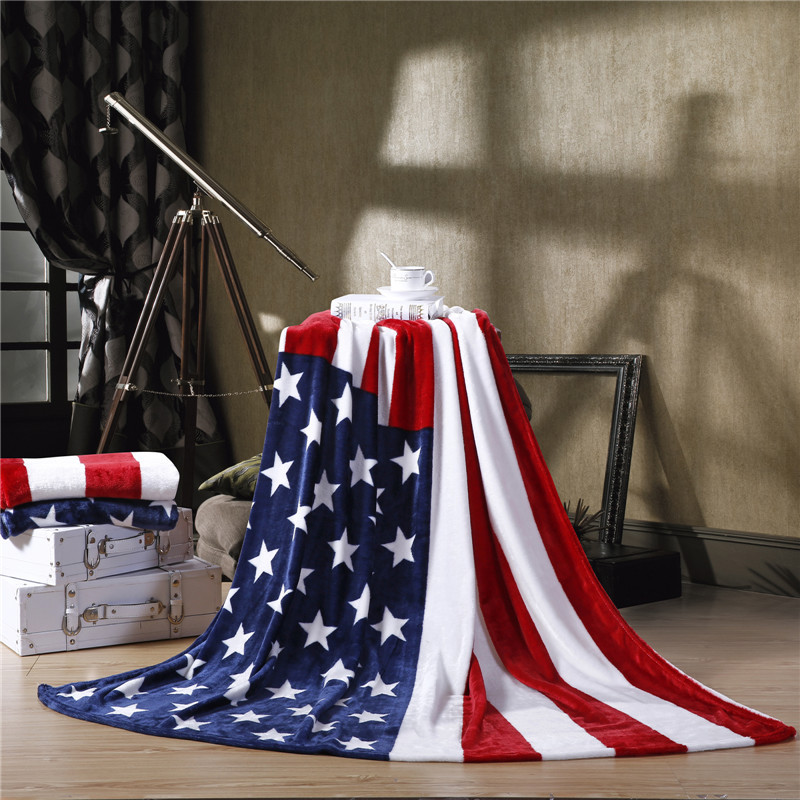 Britse Vlag Amerikaanse Vlag Dekens Fleece Dunne Dekbed Beddengoed Spreien Voor Volwassenen Kids Op Bed Sofa Gooi Deken