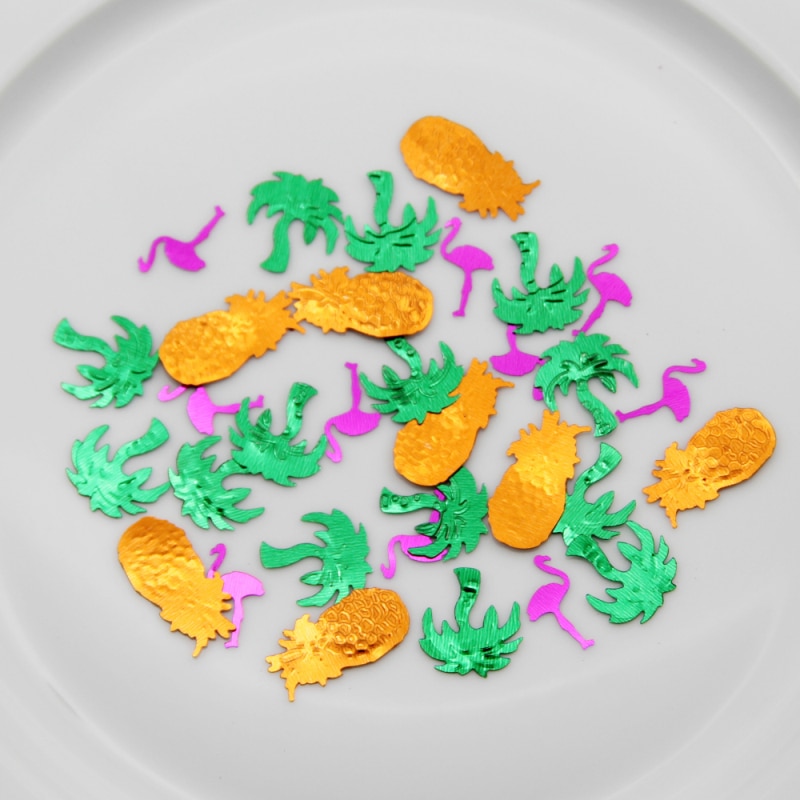 15g Plastic Glitter Flamingo Confetti Baby Shower Verjaardagsfeestje Ananas Coco Mooie Pailletten Bruiloft Festival Tafel Decoratie