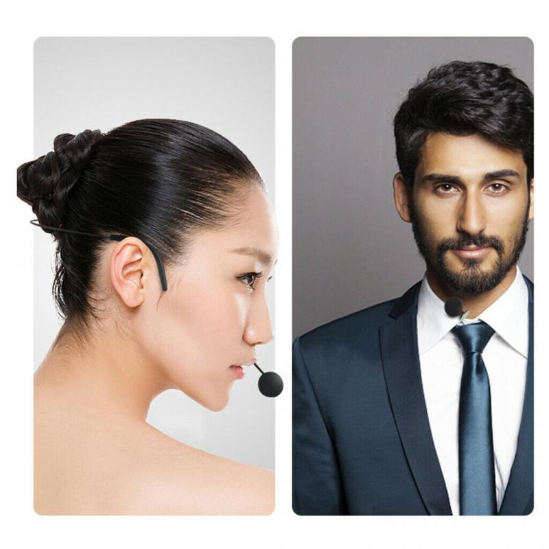 Portable Wireless Microphone Megaphone 1/4" Output For Teacher Lecture Speech Loudspeaker Lavalier Headset Microphone Audio