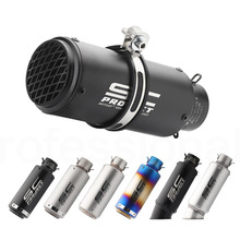 Motorrad Auspuff system 36-51mm Edelstahl Auspuffrohr Für HONDA cb400 cb600 Für SUZUKI bandit 1200 1520f 1250s gsx-r600