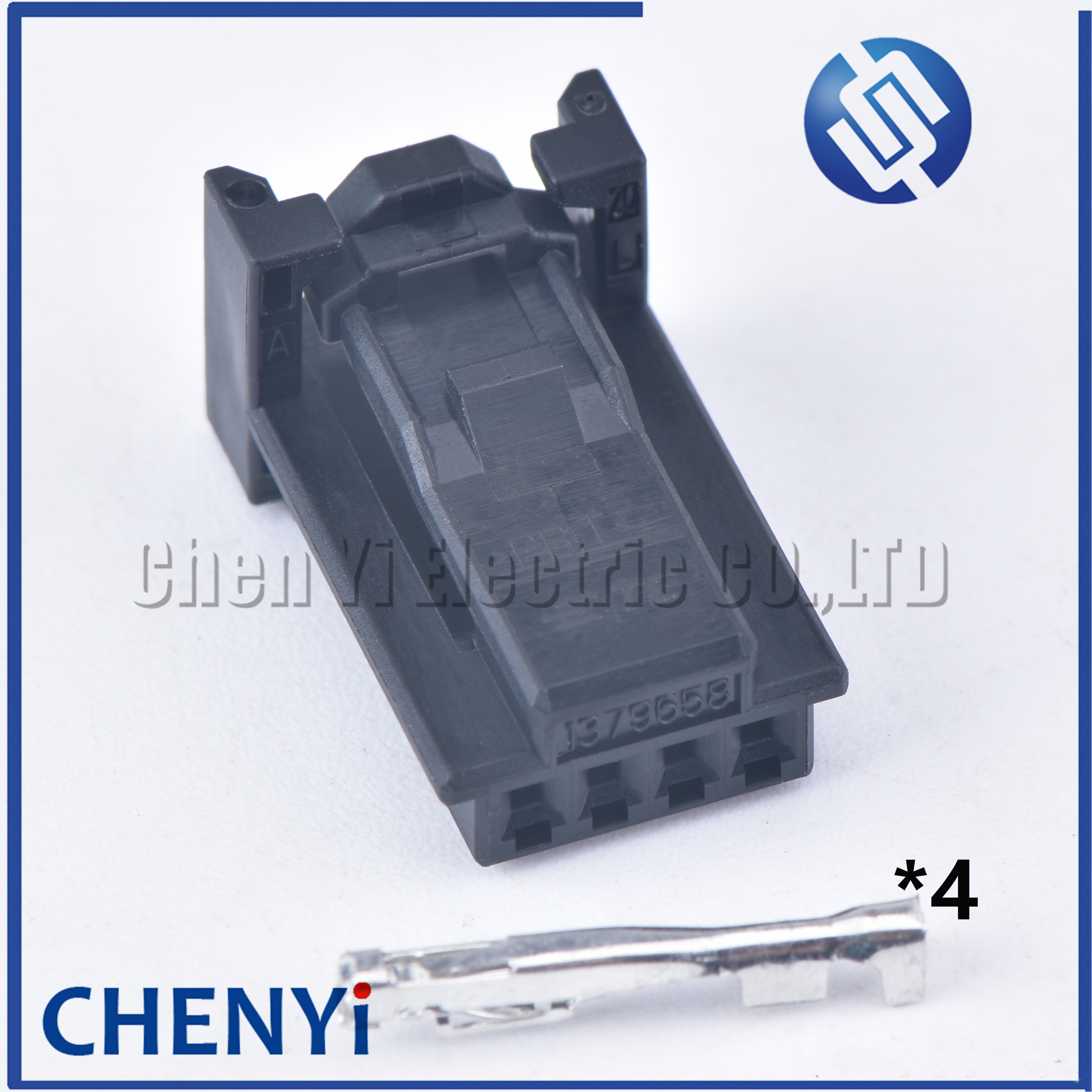 1/5/10 4 Pin female male Automotive Connectors 1379658 CONN PLUG HSG shell sheath 1379658-1 1379674-1 with terminals: army green / 5-9Pcs