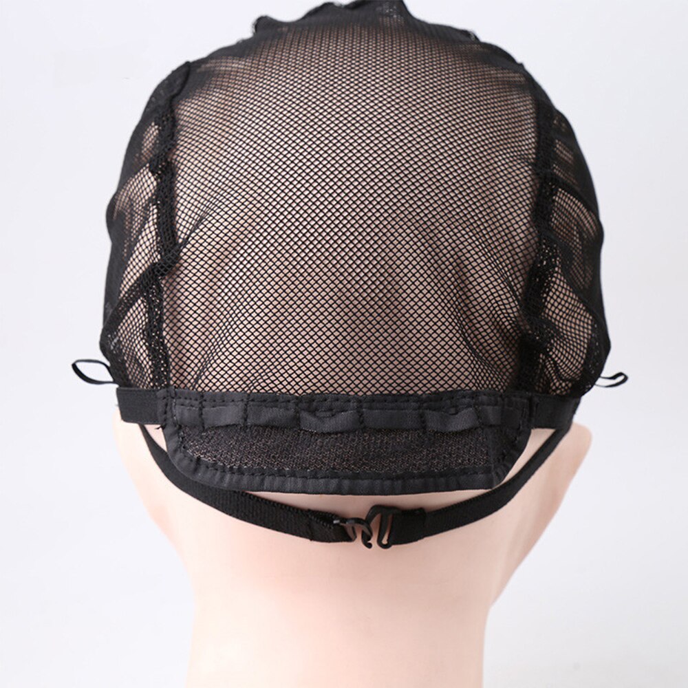 10pcs/lot U Part Wig Caps With Lace Net For Making Wigs With Adjustable Straps Gluless Wig Caps For Making Wigs