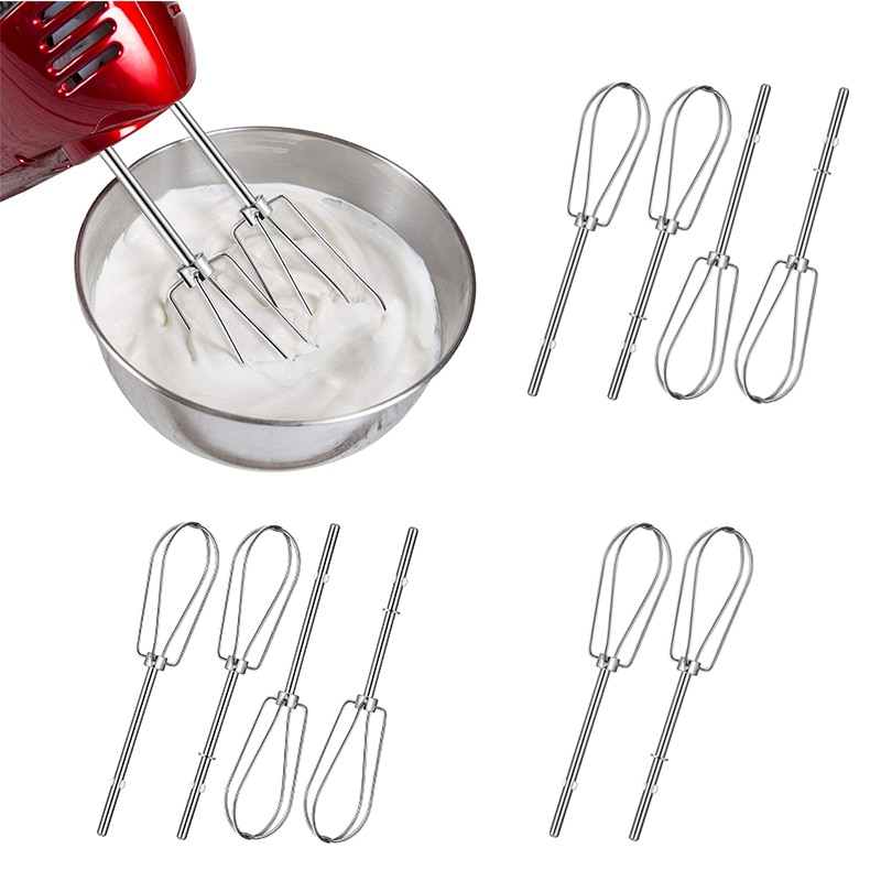 10Pcs Hand Mixer Turbo Beaters Spare Replacement Parts For KitchenAid W10490648 KHM2B AP5644233 W10240913 AP5644233 PS4082859