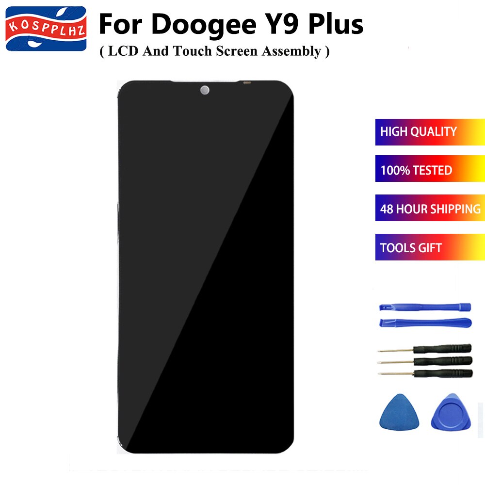6.3 Inch Voor Doogee Y9 Plus Lcd-scherm + 1080X2280 Touch Screen Montage Voor Doogee Y9 Plus Y9PLUS mobiele Telefoon Scherm Reparatie Deel