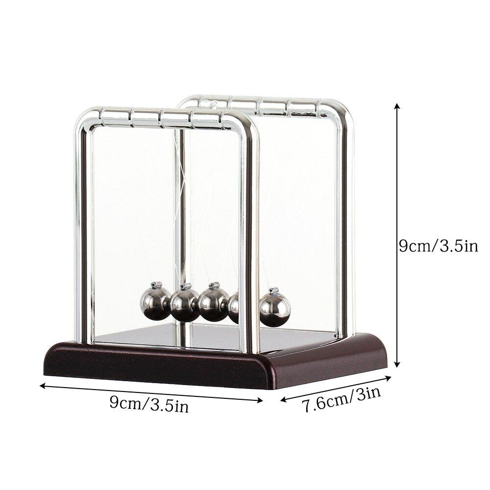 Balancier en métal pour enfants, boule en acier, accessoires de jeu anti-stress, ornement, 1 pièce, Newton