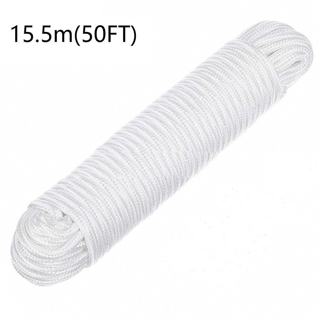 Mât de drapeau tressé en corde, Flexible, levage intérieur et extérieur en Nylon, accessoires