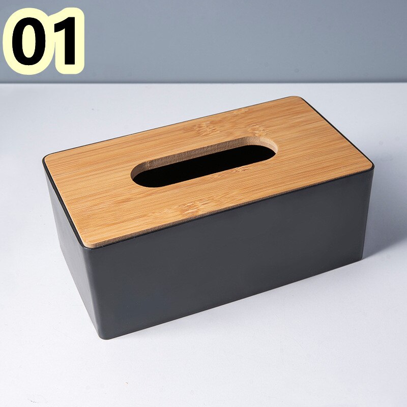 Tissue Box with Cover Tissues Wipes Storage Boxes Home Office Storage Napkin Tissue Holder Table Napkins Tissue Paper Case: 01