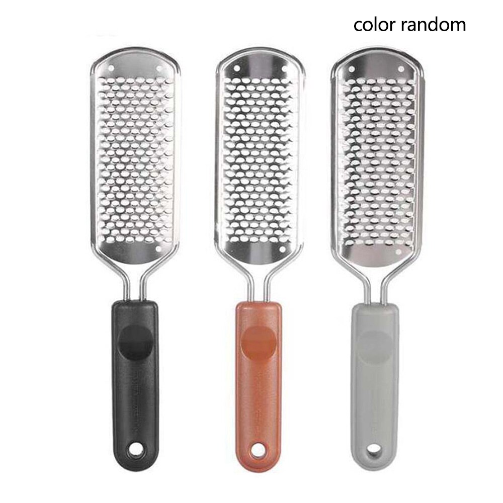 1pc Foot File Heel Grater For The Feet Pedicure Rasp Remover Luxury ABS/Stainless Steel Scrub Manicure Nail Tools