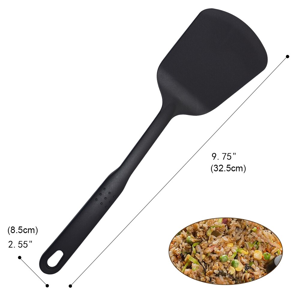 Utensi – cuillère à soupe fendue en Nylon résistant à la chaleur, louche à passoire, batteur à œufs, outils de cuisine, broyeur de pommes de terre à la tomate: 02