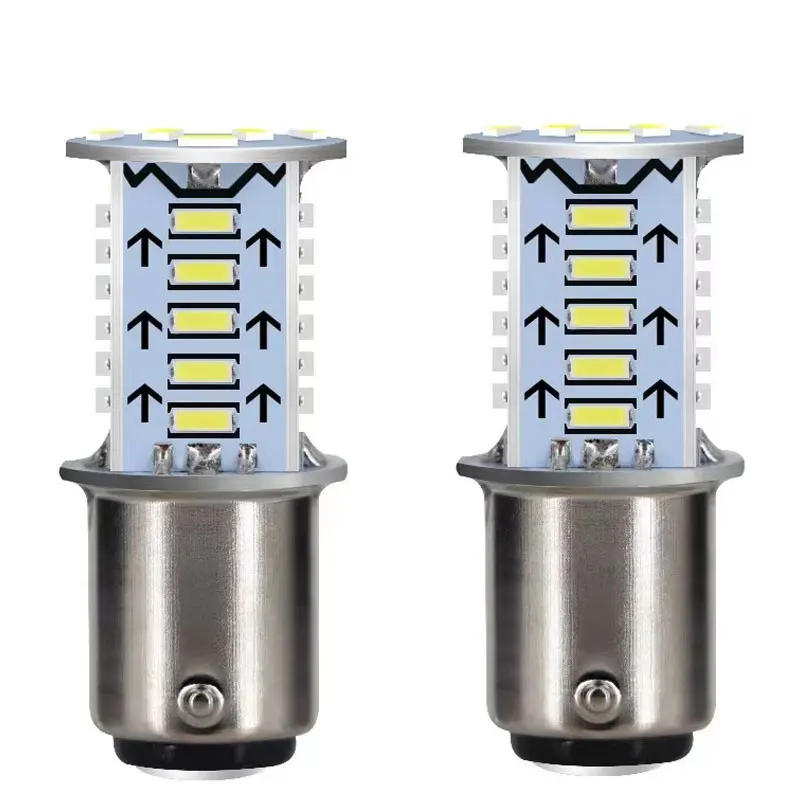 Motorrad Bremslicht LED Glühlampe Blinker 12V blinkende Blinker Bremslichter Universal- verrotten weiß blau Rücklicht Lampe: Lavendel