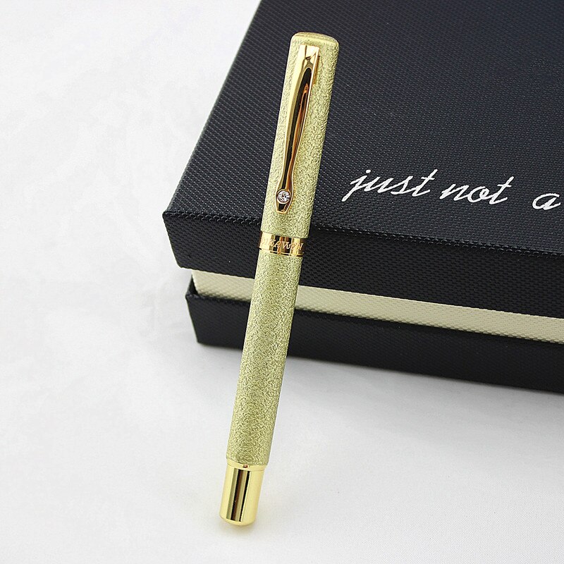 Diamond Fountain Pen Ink Pens Luxury Calligraphy Pen Dolma Kalem Office Stationery tinta caneta tinteiro fuliwen fountain pen: D