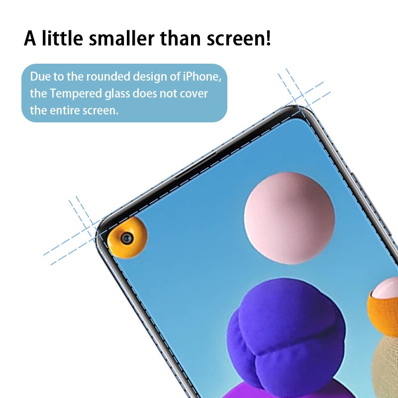 3Pcs Gehard Glas Voor Samsung A71 A51 A41 A31 A21 A11 A21s Screen Protector Voor Galaxy A72 A52 A42 a32 A22 A12 5G Glas