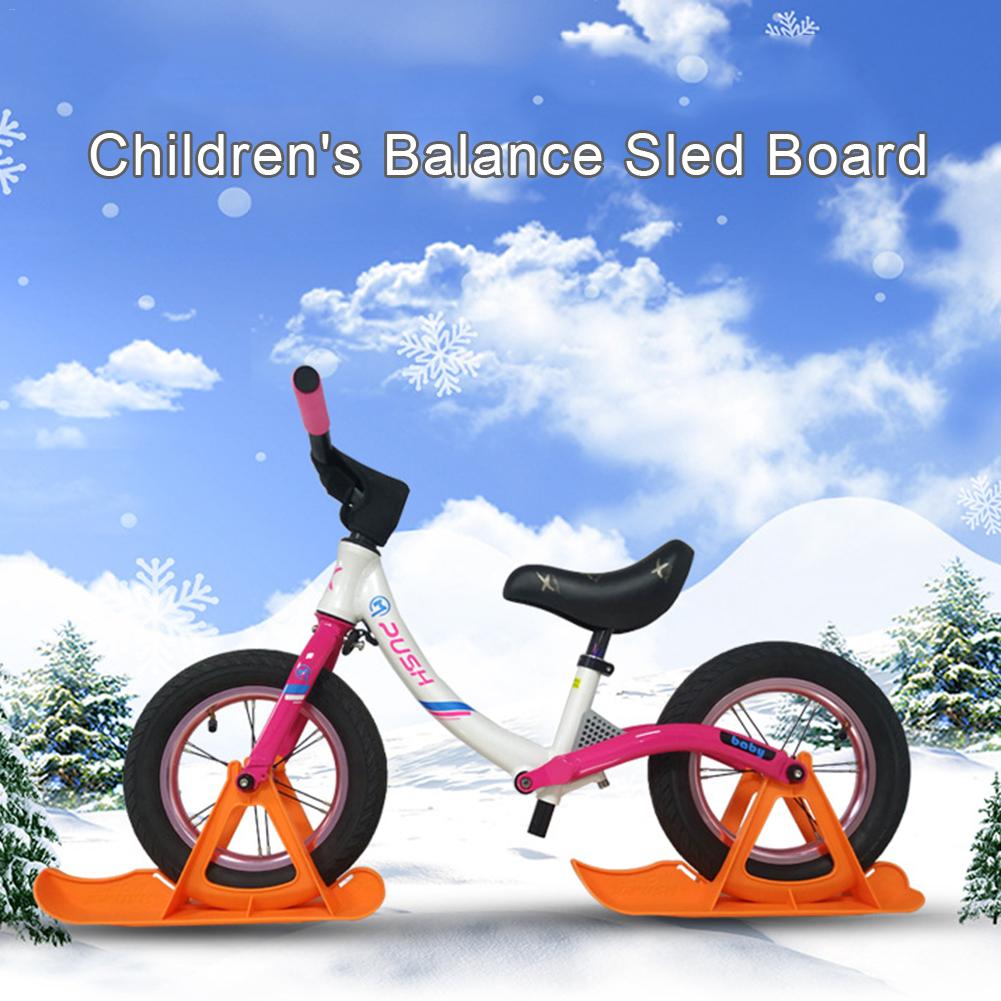 Børns balance bilski 12- tommer børns balance bilski snowboard slæde fold-up snowboard