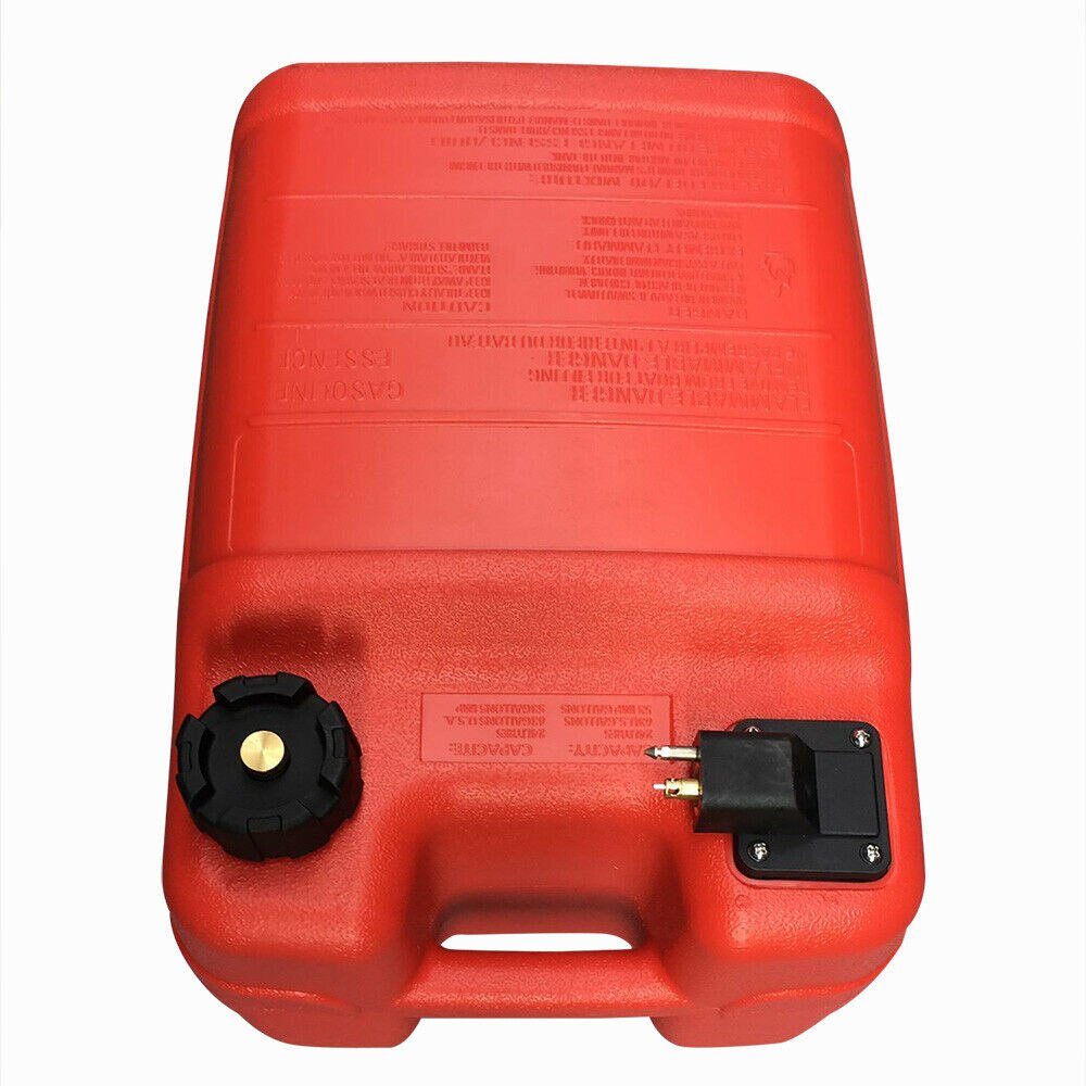Portable Boat Fuel Tank 24L Fit For Yamaha Marine Outboard Fuel Tank W/ Connector US