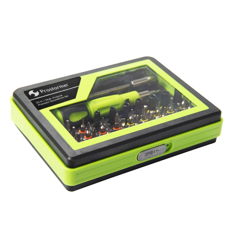 Prostormer 53 in 1 magnetisk skruvmejselsats precisionsskruvmejsel tooltweezer flexibel borraxel för rc pc pda mobil bil