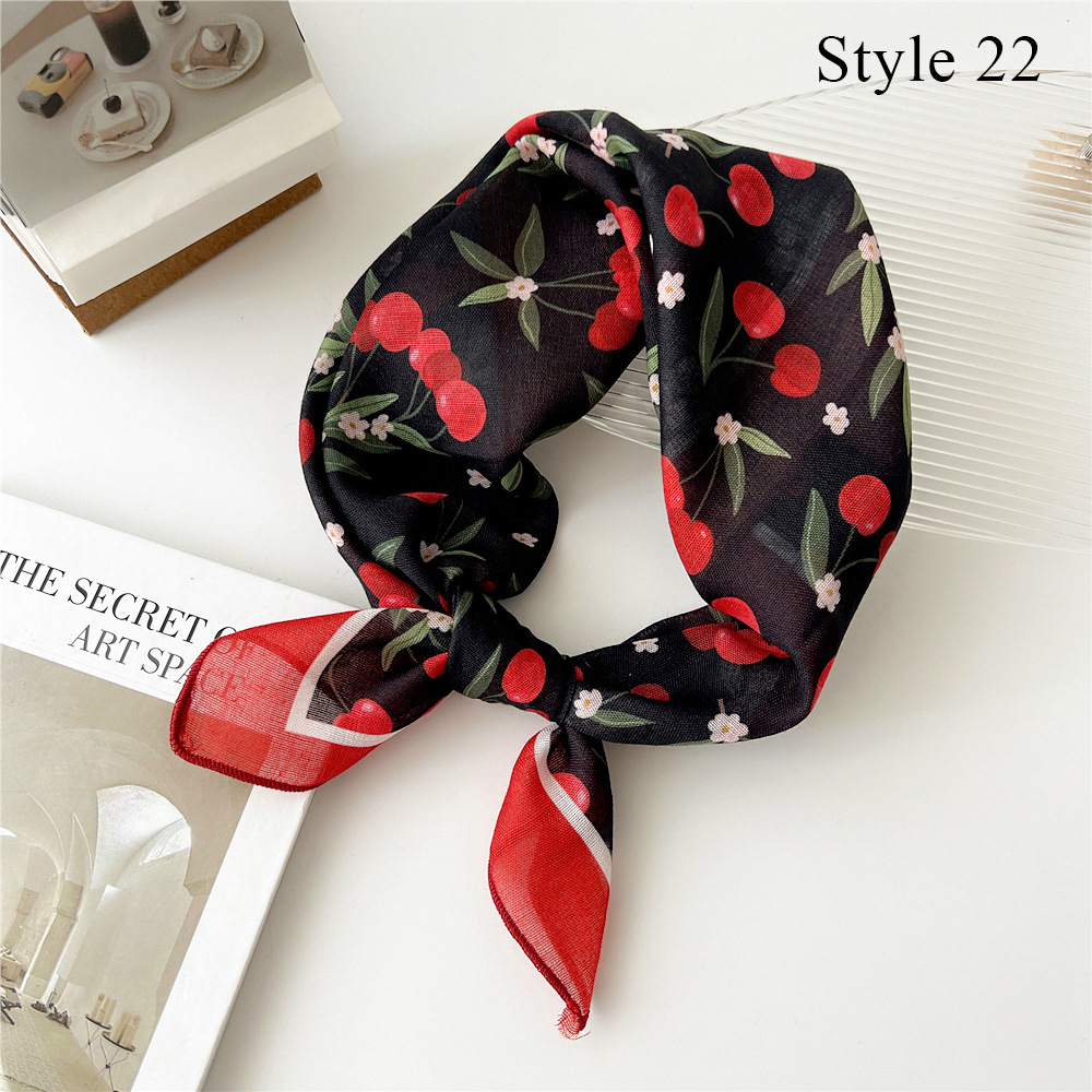 Châle Carré en Coton et Lin pour Femme, Écharpe Douce, Hijabs, Bandanas, Protection Solaire, Foulard de Tête, 55cm