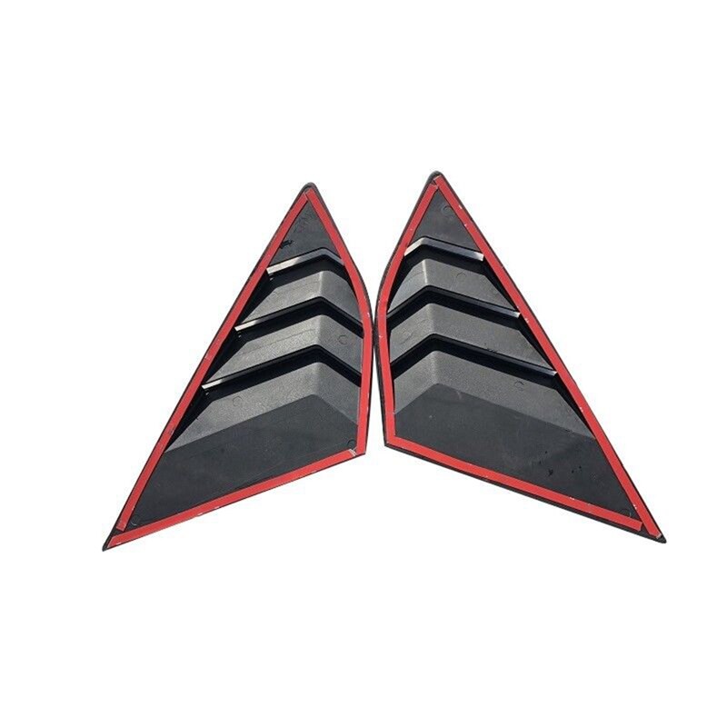 Apto para Ford Focus St Rs Hatchback Color de fibra de carbono ventana lateral rejillas de ventilación