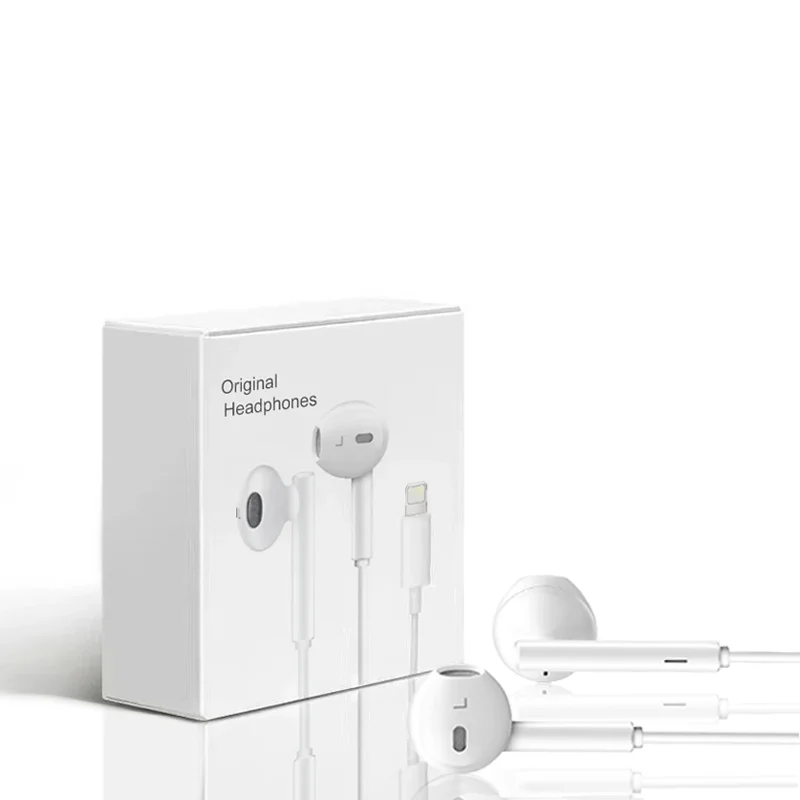 Blitz kopfhörer für Apfel iPhone 14 Profi Max Kopfhörer 13 12 11 Mini x xs 6 7 8 Plus kabel gebundener Anruf Ohrhörer kein Bluetooth erforderlich: Ursprünglich Titel