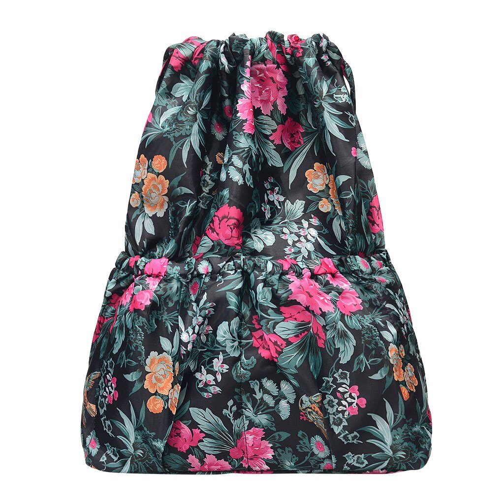 Aelicy Mode Vrouwen Gedrukt Zak Prijs Natuurlijke Resuable Jute Linnen Koord Pouch Verpakking Bag Logo Gedrukt: D