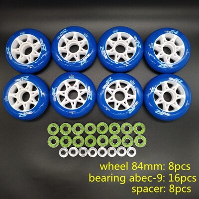 rueda de patines 84 MM 88A 8 unids/lote: Borgoña