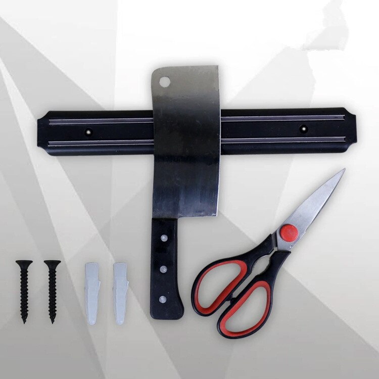 Wall-mounted Kitchen Magnetic Knife Holder Rest Wall Mount Plastic Magnetic Magnet Knife Holder Racks Stripe Holder