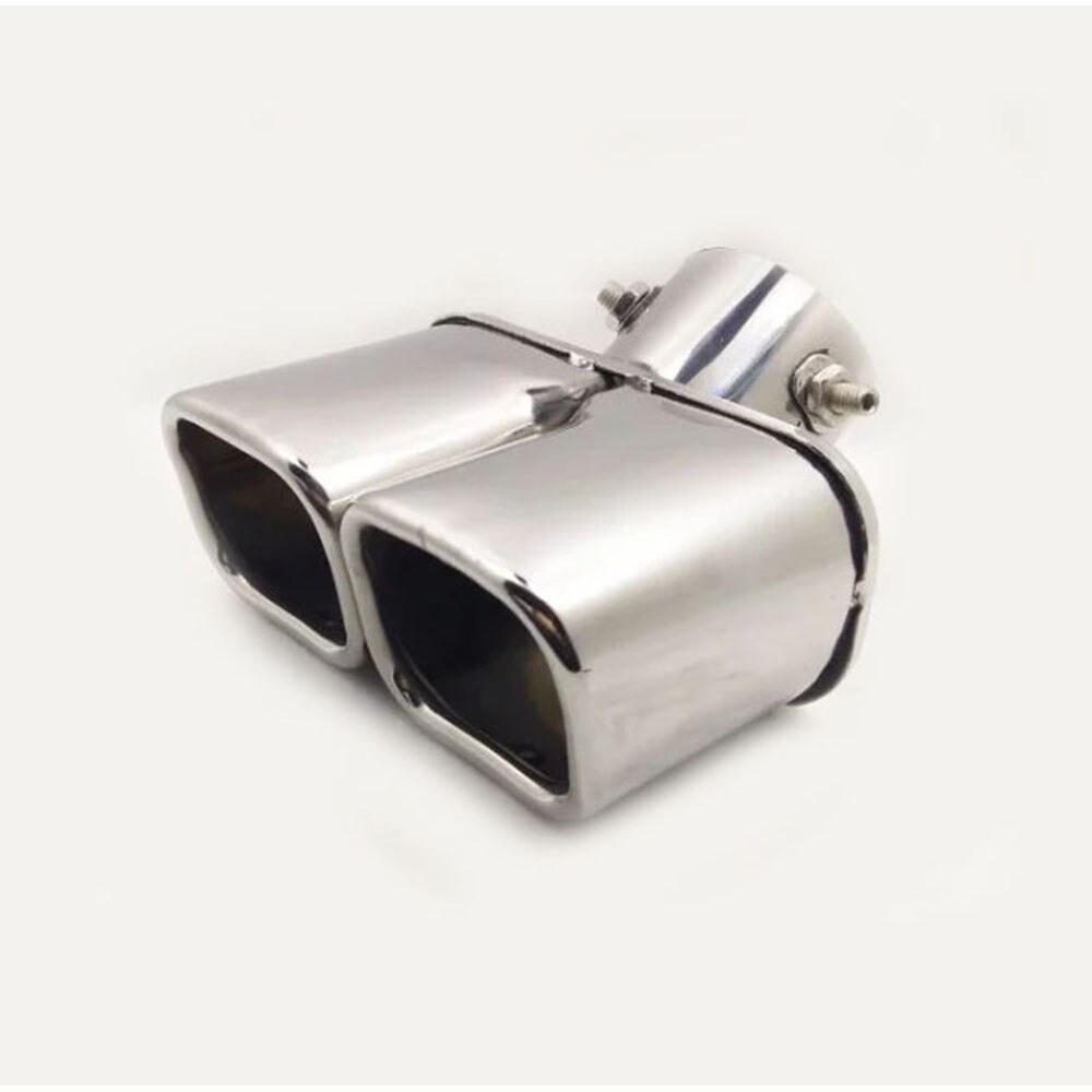 car Stainless steel cover muffler pipe outlet dedicate exhaust tip end tail 1pcs For Honda Fit Jazz: B0013Sa63