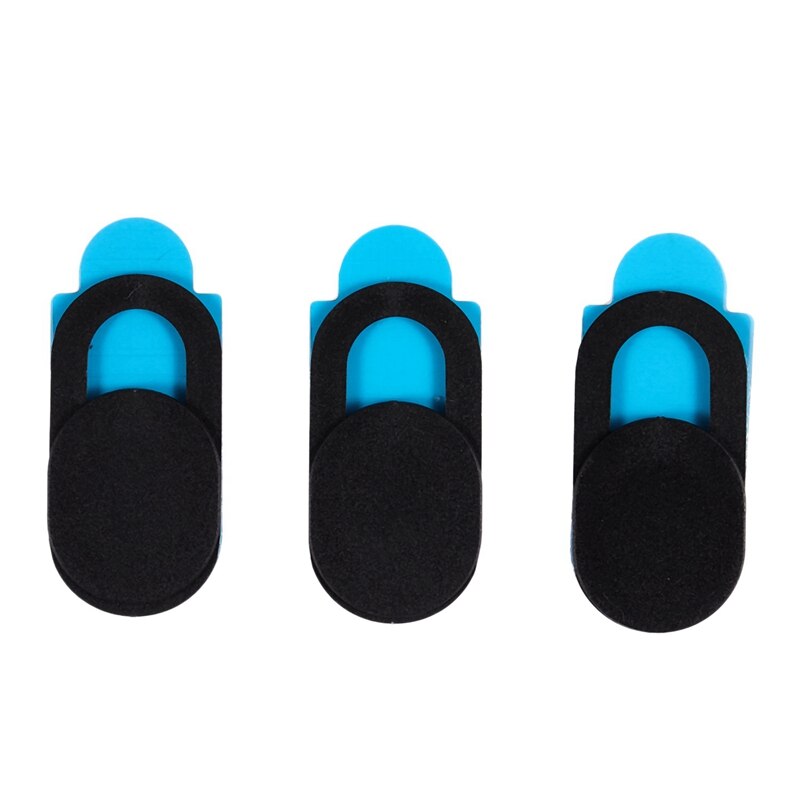 6 Pcs Plastic Camera Shield Stickers Notebook PC Tablet PC Mobile Anti-Hacker Peeping Protection Privacy Cover , 3 Pcs White & 3