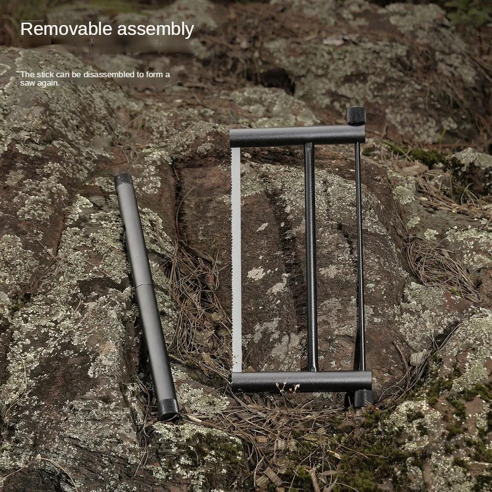 Sierra de supervivencia plegable para carpintería, herramienta de corte manual multifuncional, afilada, para cortar madera