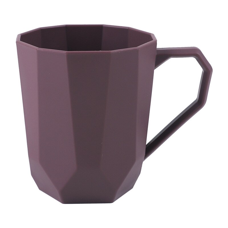 Bathroom Washing Cup Daily Necessities Daily Necessities Water Cup Geometric Irregular Mouth Cup: Red