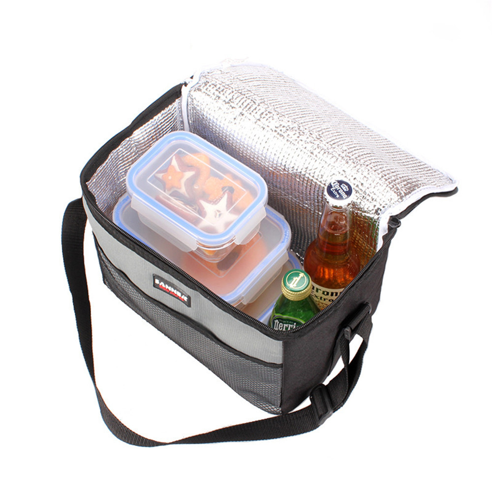 Famliy Outdoor Picknick Party Bag Geïsoleerde Grote Capaciteit Lunchbox Gekoelde Tas Opslag Zip Bags Pack Waterdichte Handtas