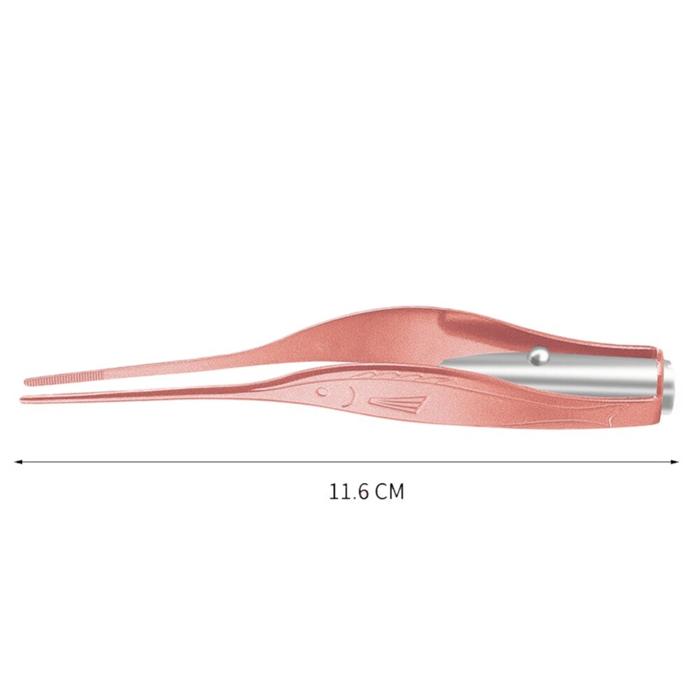 Multifunctionele pincet lichtgevende baby oorsmeerreiniger led zaklamp oorstokje oorsmeer verwijderaar pincet oorcurette lepel gezondheidszorg