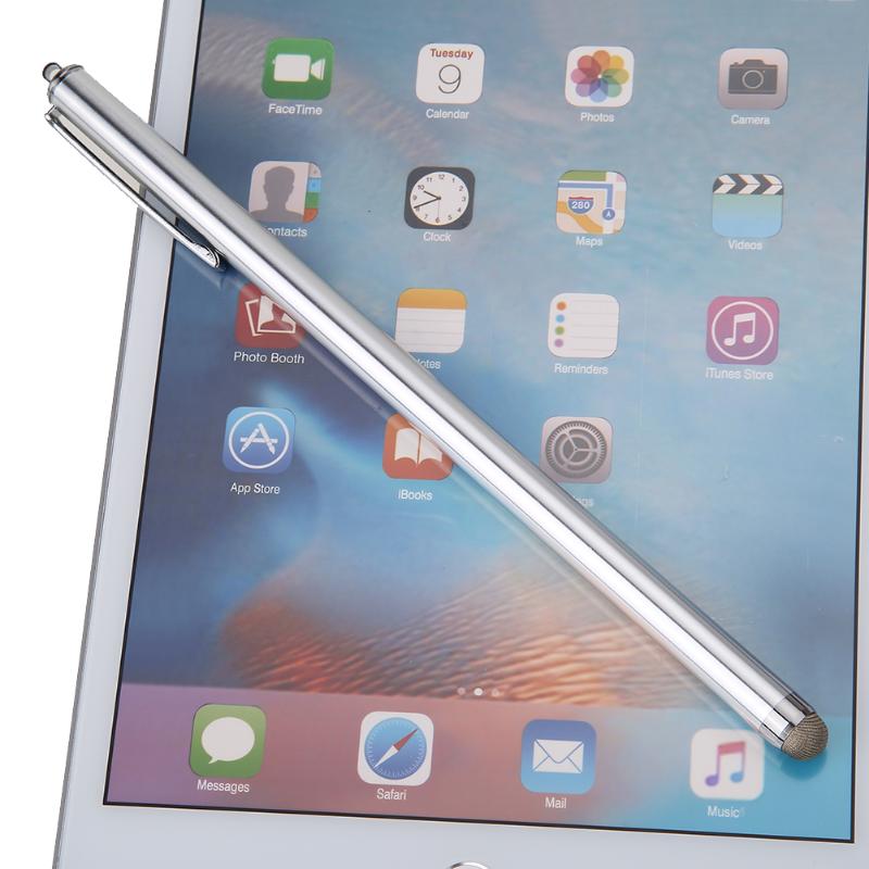 Mini Metalen Micro-Fiber Capacitieve Touch Pen Stylus Screen voor Telefoon Tablet PC Laptop/capacitieve touchscreen apparaten voor iPad