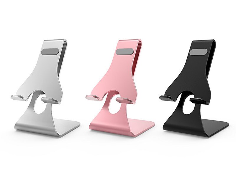 Colorful Aluminum Alloy Basic Tablet Stand Phone Tablet Holder Mount For 3.5-6 Inch Phone 7-12 Inch Ipad Tablet