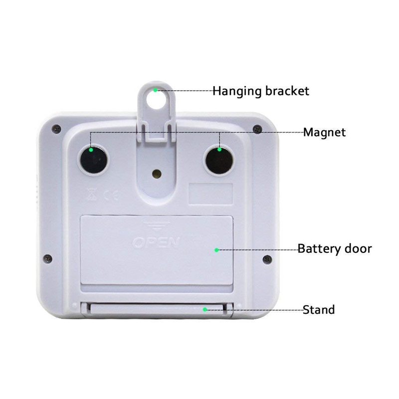 Digital Kitchen Timer Magnetic Back,Cooking Timer,Large Display Loud Alarm Count-Up & Count Down For Cooking Baking Sports Gam