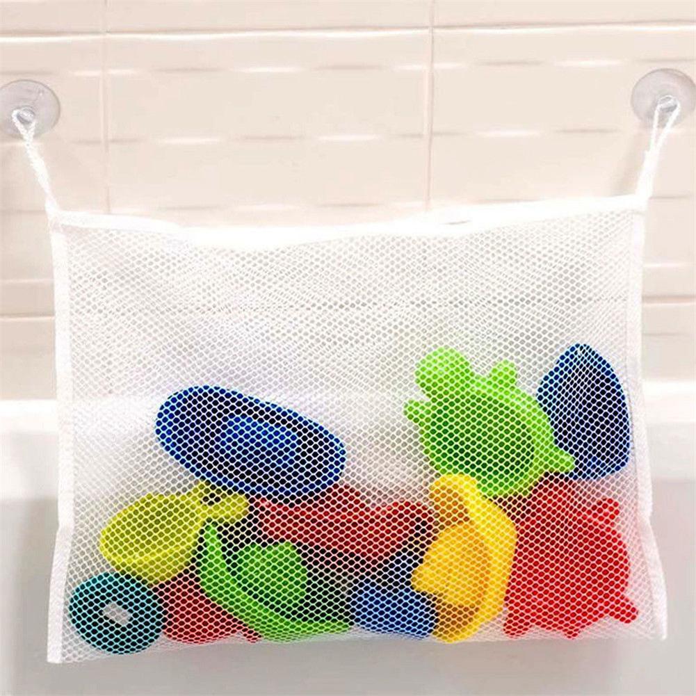 Baby børnebadeværelse badekar kugle legetøjsposer mesh netto opbevaringsposer arrangør holder opbevaringsposer