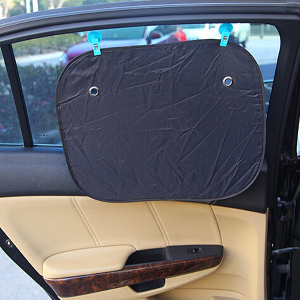 2pcs Car Interior Window Mount Suction Cap Clip Plastic Sucker Removable Holder For Sunshade Curtain Towel Ticket