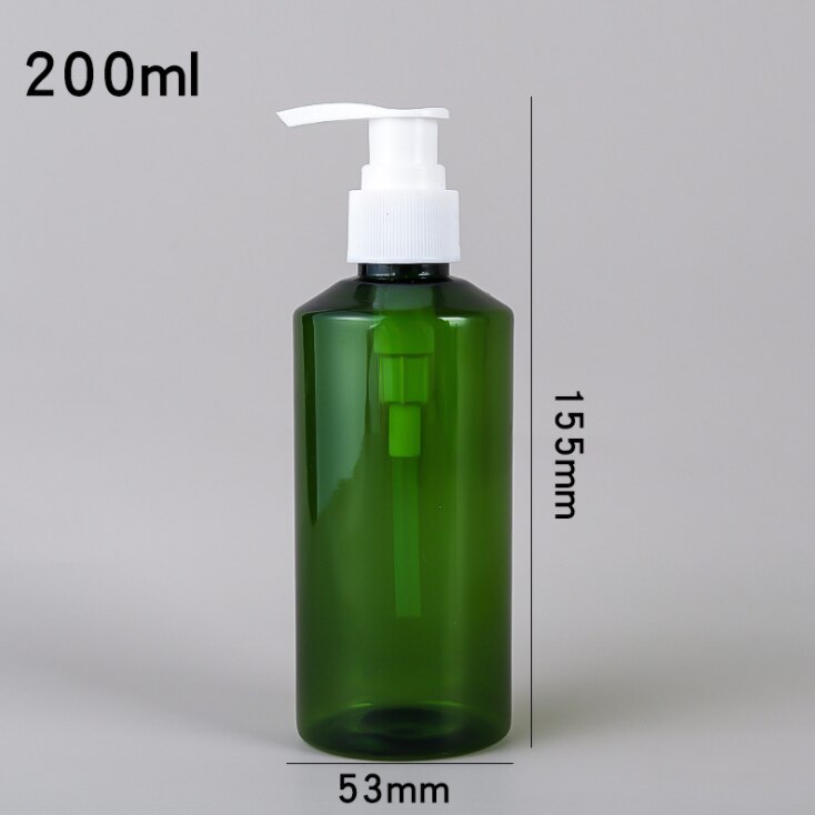 100/150/200/500ml Green Soap Dispenser Bottles Portable Hand Sanitizer Shampoo Lotion Storage Container Bathroom Sub-bottle: F