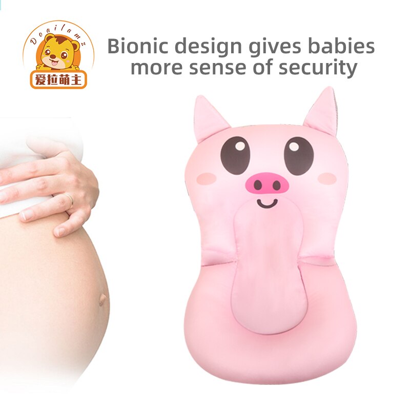 Bébé bain siège Support tapis pliable bébé baignoire coussin et chaise -né baignoire oreiller infantile anti-dérapant doux confort corps coussin
