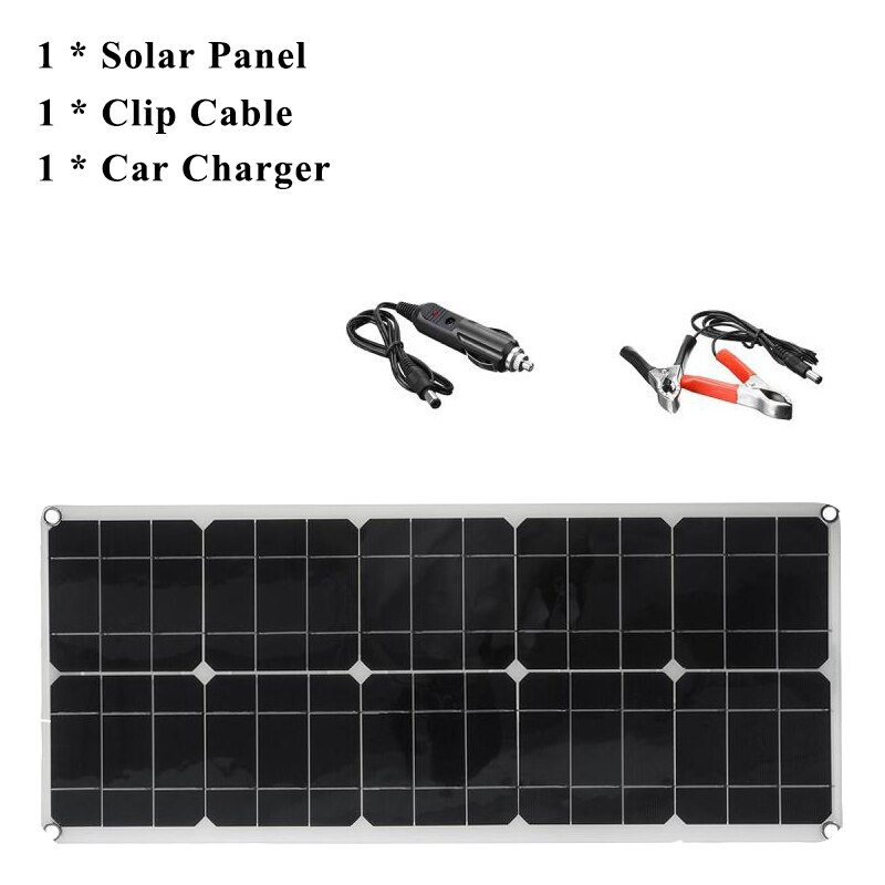 Solar Panel System 200W Solar Panel + MPPT Solar Charger Controller PWM LCD Display Dual USB Port Portable Phone Power Supply: Solar Panel Kit