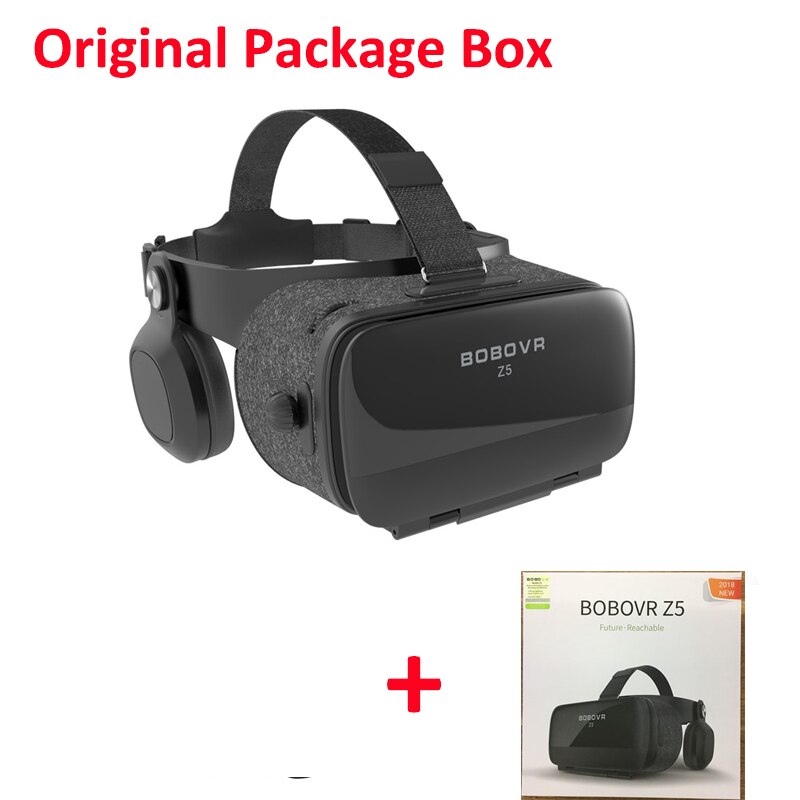 BOBO VR Z5 lunettes de réalité virtuelle Casque 3D Casque lunettes Casque pour Smartphone Viar jumelles jeu vidéo VR: VR with box