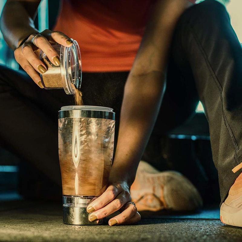 mikser USB ładowanie 16 uncji/450 ml wibrator robić odżywek białkowych elektryczny przenośny kubek robić mieszania kobiet wysoki za chwilę obrotowy tornado potrząsnąć Puchar mężczyźni